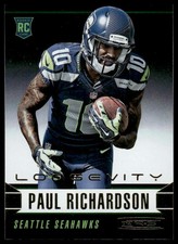 Paul Richardson Rookie 2014 Panini Rookies & Stars Longevity #177 Seahawks