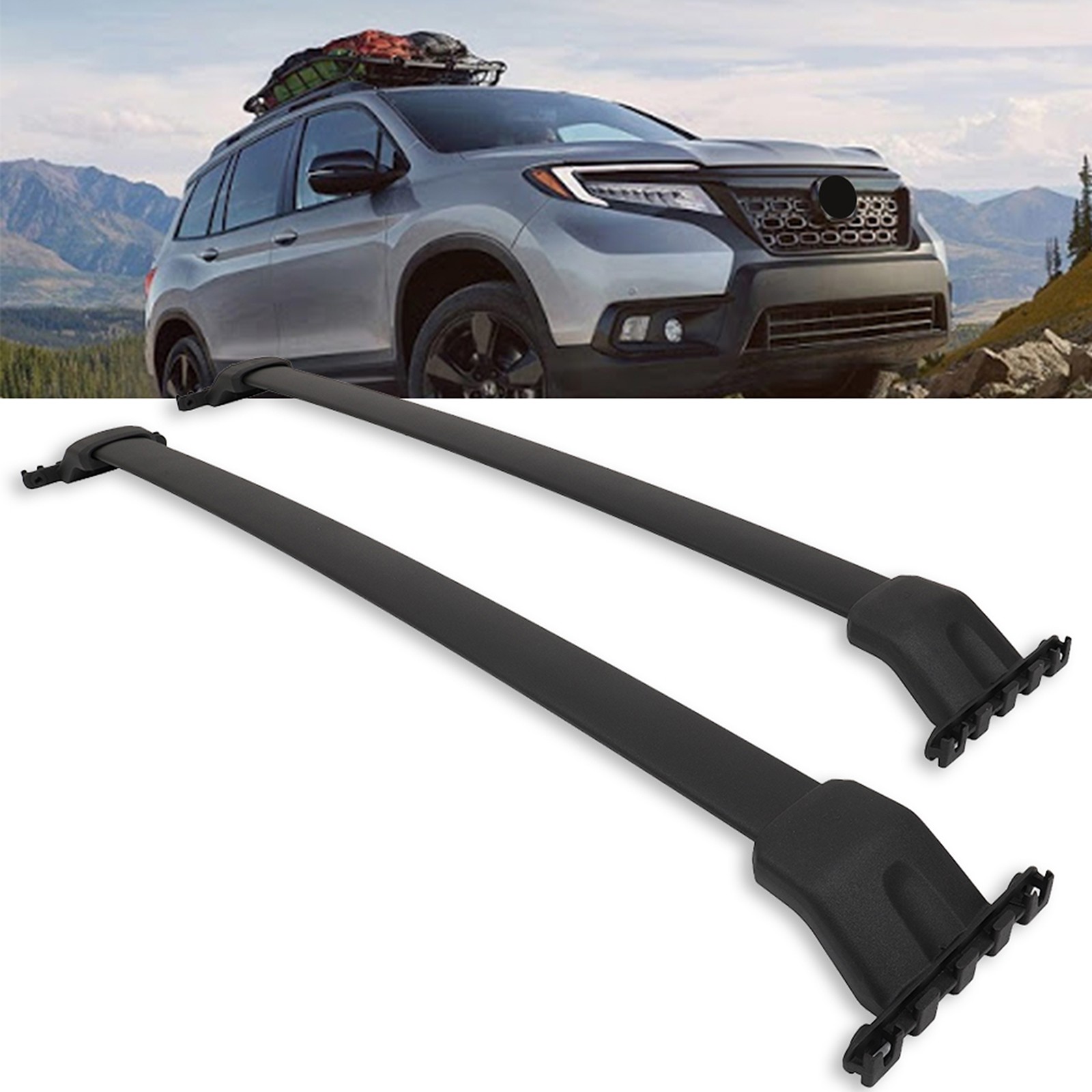 For 2019-2023 Honda Passport  Roof Rack Cross Bar Cargo Aluminum CARRIER