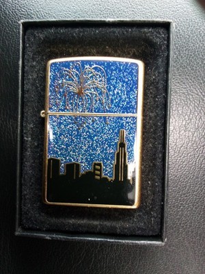 Rare 2006 Zippo New York Fireworks Celebration Used Few Times