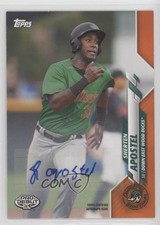 2020 Topps Pro Debut Orange Auto 1/25 Sherten Apostel #PD-61 Auto ni4