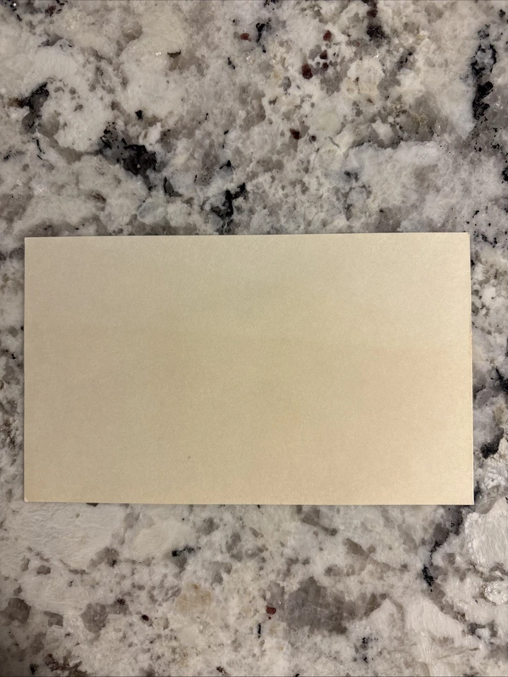 Enos Slaughter Autographed 3x5 index card - Image 2 of 2