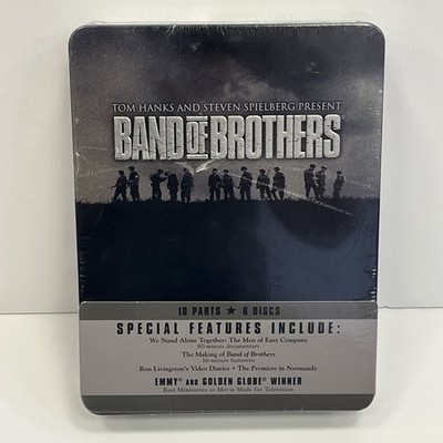 Band of Brothers Complete HBO TV Series DVD Tin Box 6 Disc Set Sealed NEW