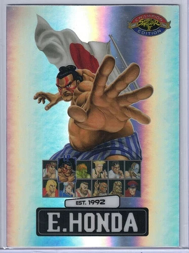 Street Fighter 2 Champion Edition Promo Silver Base E Honda PSA Exclusive PSA-1