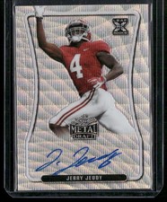 JERRY JEUDY 2020 XRC ROOKIE LEAF METAL DRAFT AUTO /50 (RC) CLEVELAND BROWNS NFL