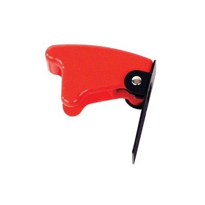 Longacre Toggle Switch Safety Cover - Flip Style - Red - Each 52-45370