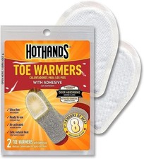 HotHands Toe Warmers with Adhesive Safe Natural Odorless Heat