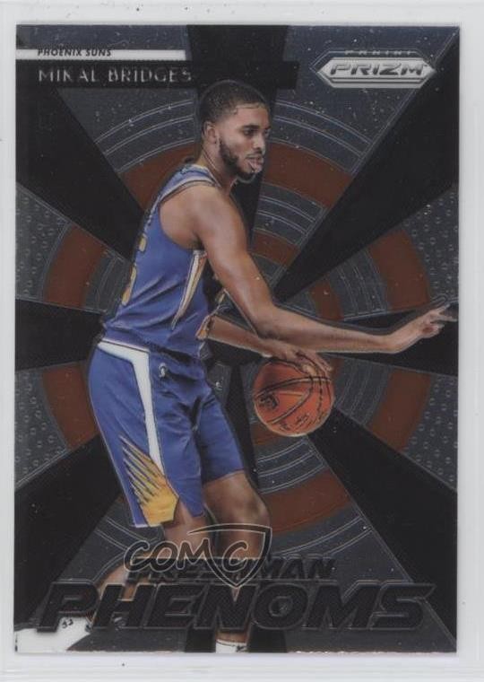 2018-19 Panini Prizm Freshman Phenoms Mikal Bridges #16 a0w