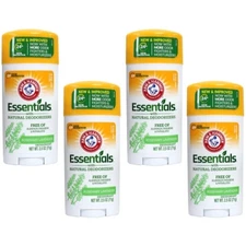 Arm & Hammer Essentials Natural Deodorant Fresh 2.5 Oz Pack Of 4