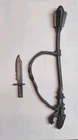 Vintage 1988 TMNT Foot Soldier- Knife+ Staff Elctro Shock Mace