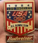 Budweiser 1984 Los Angeles USA U.S. Olympic Team Pinback Lapel Pin - Olympics — photo 1
