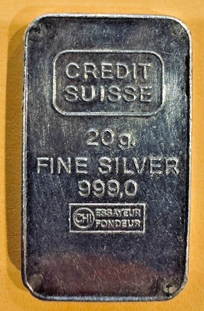 Credit Suisse Silver Bullions for sale | eBay