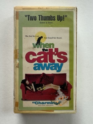 When The Cat's Away (VHS, 1997) Pre-owned Former Rental Cut Case Clamshell RARE