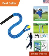 Upgraded Weighted Golf Swing Rope Trainer for Enhanced Control Performance