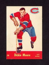 1955-56 PARKHURST QUAKER OATS #38 DICKIE MOORE   29174