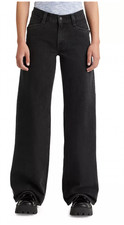 Levi's Black '94 Baggy Wide Leg Jeans Size29, basically new