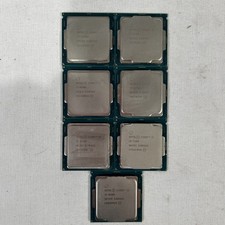 Lot of 7 i3/i5/i7 6th/7th/8th Gen. processors
