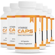 (6 Pack) VitaRise Caps, Extra Strength Advanced Vita Rise Male Performance Pills