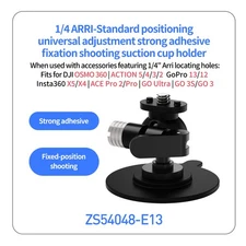 Magnetic Nano Suction Cup with Quick Release for DJI Action 5/4/3 & OSMO 360