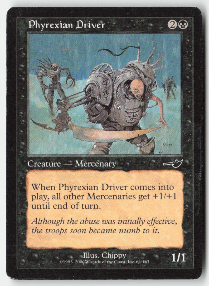 Phyrexian Driver 64 NEM MP Common Regular