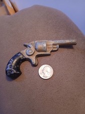 VINTAGE ANDES "OH BOY" SINGLE SHOT CAST IRON Postol GUN 1922 Decoration Decor