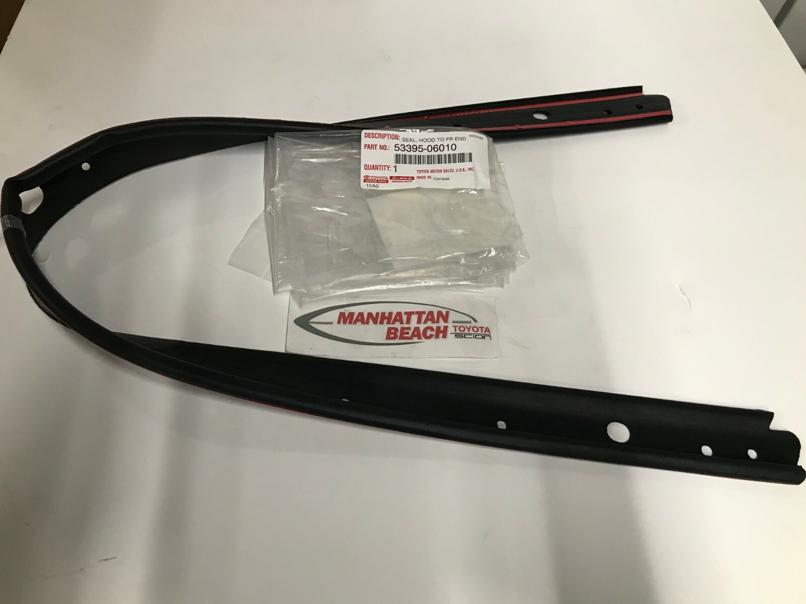 07-11 CAMRY & HYBRID HOOD SEAL HOOD TO BUMPER PANEL 53395-06010 | eBay