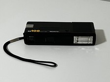 Vintage Film Camera Keystone EverFlash XR108 Black Built-In Ecetonic Flash