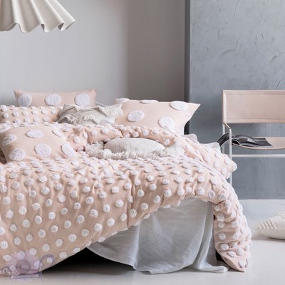 Linen House Haze Pink White Quilt Cover Set Ever Romantic Is