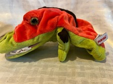 Aurora Colorful Dinosaur Hand Puppet Plush Soft Toy Stuffed Animal 10"