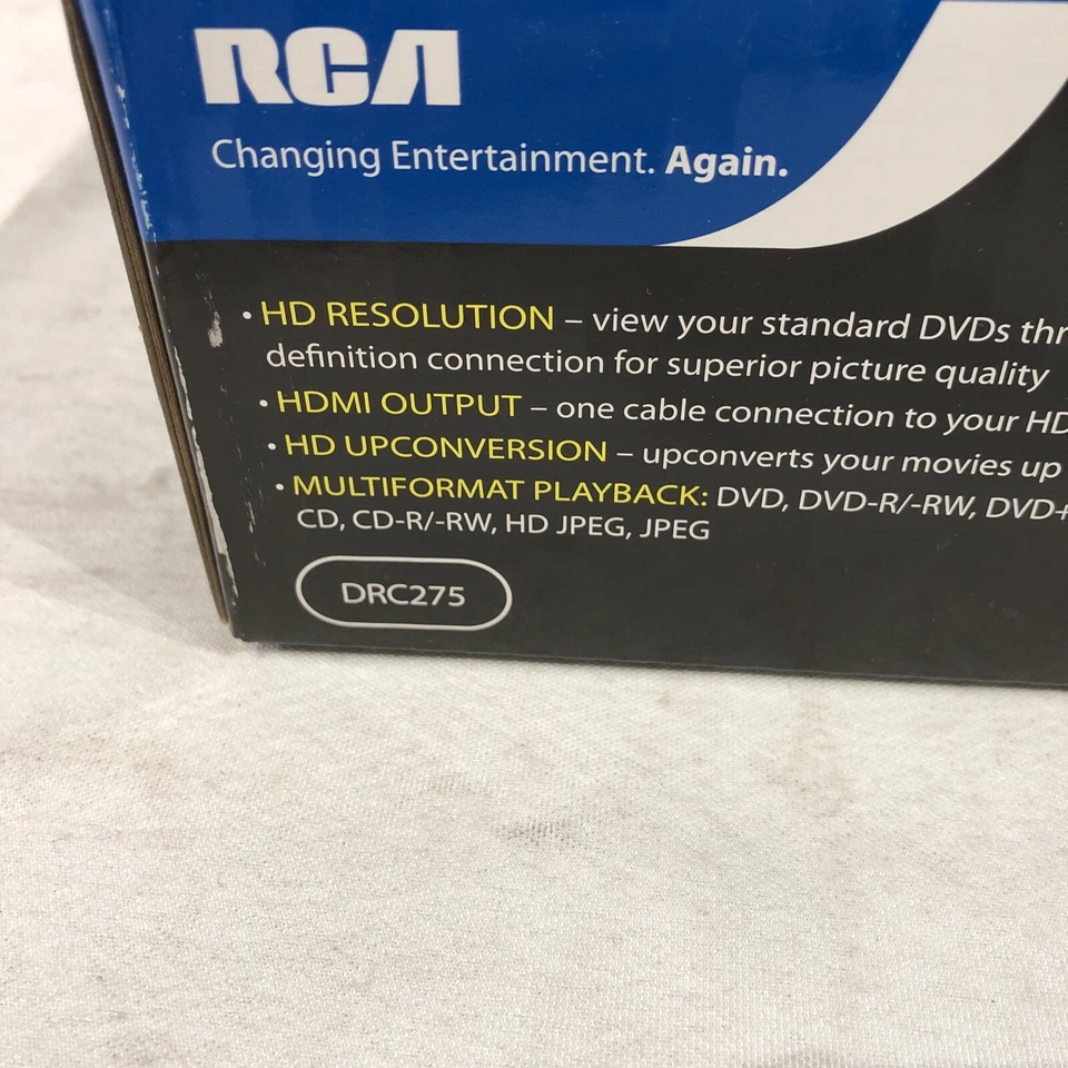 NEW IN BOX- RCA DRC275 DVD Player For HDTV - Image 3 of 4