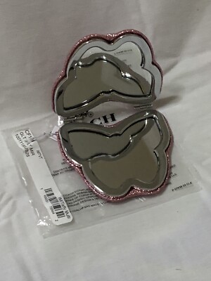 財布・小物その他 COACH Butterfly Glitter Mirror CF154 COACH® Outlet | Glitter Butterfly Compact Mirror