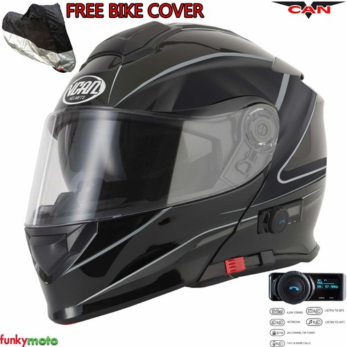 V271 Cruizer Moto Casco Nero Fulmine Modulare Doppia Visiera Omologato  Integrale | eBay