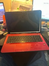 HP Laptop red top and black parts only