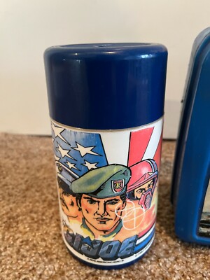 VINTAGE 1988 Aladdin GI JOE TIGER FORCE Plastic Lunch Box w