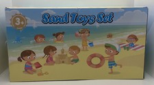 Biulotter Beach Sand Toys Set, 25Pcs Beach Toys Truck and Animal Molds, Bucket,
