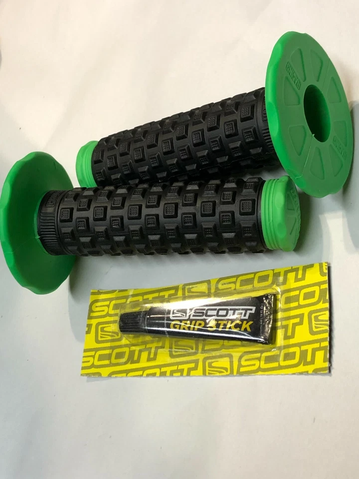  7/8 inch PILLOW TOP HANDLE BAR MX GRIP SET ROKON ZONGSHEN Green - Image 4 of 4