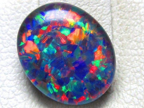 2.68 ct Natural Triplet Opal Loose Stone Size L:11mm W:9mm D:3mm Beautiful Rare - Picture 5 of 24