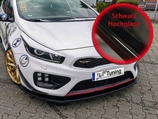 Spoilerschwert Frontspoiler Version 2 aus ABS für Kia Cee'd GT ABE Schwarz Glanz