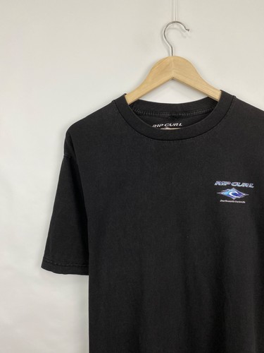 πΊπΈ Vintage 90s Rip Curl Australia Surf T-Shirt Rare Retro Y2K size XL black - Picture 6 of 8