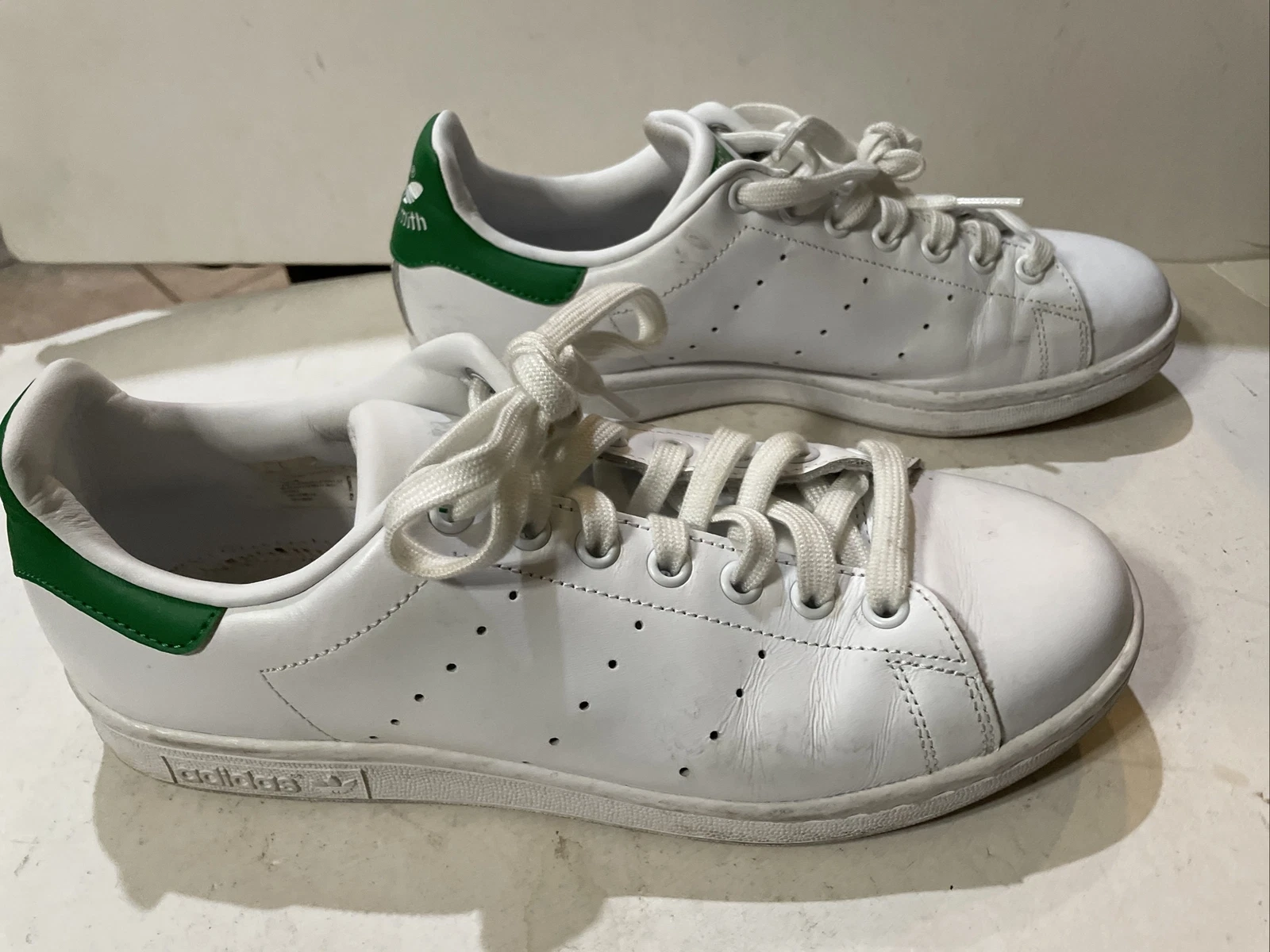 adidas Stan Smith Supreme chaussures pour hommes 8 Kermit grenouille blanc massif