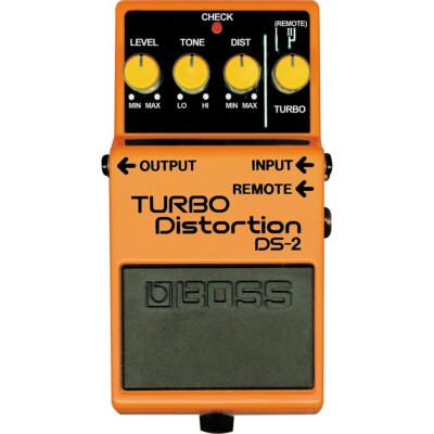 Boss DS-2 Turbo Distortion Pedal with Remote Jack