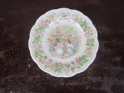 Royal DoultonJill Barklem 1982四季4枚セット