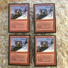 Set di 4 (x4 4x) Goblin Ski Patrol | Ice Age | Magic MTG | NM+ mai giocati
