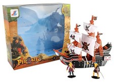 Giocattolo Galeone Dei Pirati con Personaggi per Bambini Officina Dei Giochi