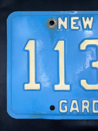 Vintage New Jersey Garden State blaues Nummernschild #113-WLA NJ Wohndeko Handwerk - Bild 10 von 23