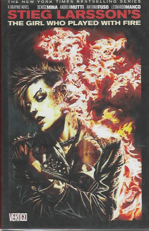 THE GIRL WHO PLAYED WITH FIRE Hardcover Graphic Novel (S)