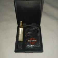 Harley Davidson  lighter with butane bottle holder Never used&nbsp;