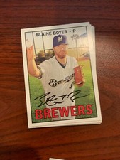 2016 Topps Heritage High Number #675 Blaine Boyer 10 Count Lot Milwaukee Brewers