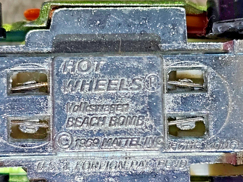 HOT WHEELS REDLINE VOLKSWAGEN BEACH BOMB LIGHT GREEN HK 1969 ORIGINAL FINE+ - Picture 13 of 21