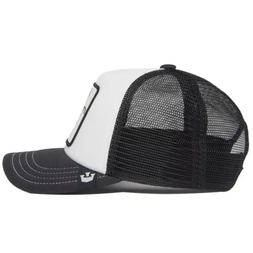 Cool Tuxie Penguin Hat Goorin Bros Kids' Trucker Snapback Youth Black White - Picture 3 of 4