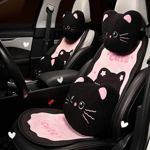 Cute Cartoon Car Seat Cushion Breathable Non-slip Car Seat Cover Decoration - Picture 7 of 21